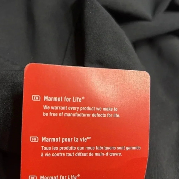 MARMOT Women  warm tempo lightweight black jacket . Zippered pockets, - Picture 13 of 14